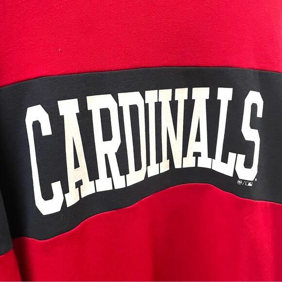 NEW 47' MLB St Louis Cardinals Red Interstate Crew Neck Sweatshirt, Men's XL - Picture 5 of 9